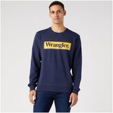 Bluza Męska Wrangler Seasonal Crew Navy 112341196 W6F3011976